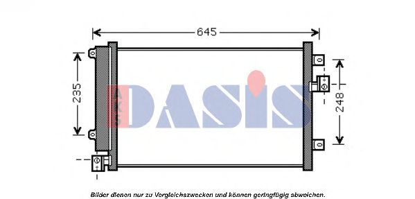 Радиатор кондиционера aksdasis 082043N