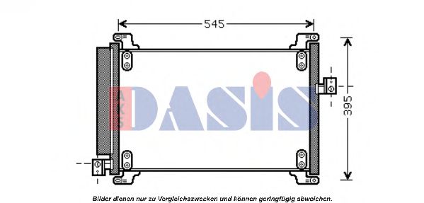 Радиатор кондиционера aksdasis 082044N