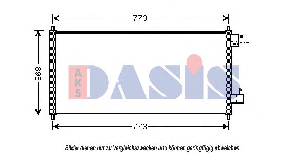 Радиатор кондиционера aksdasis 092033N