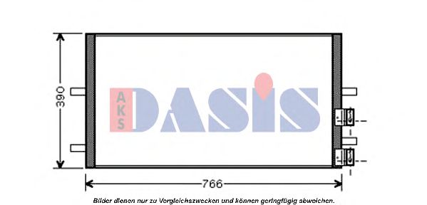 Радиатор кондиционера aksdasis 092038N