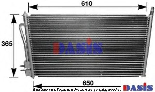 Радиатор кондиционера aksdasis 092230N