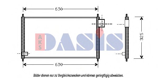 Радиатор кондиционера aksdasis 102003N
