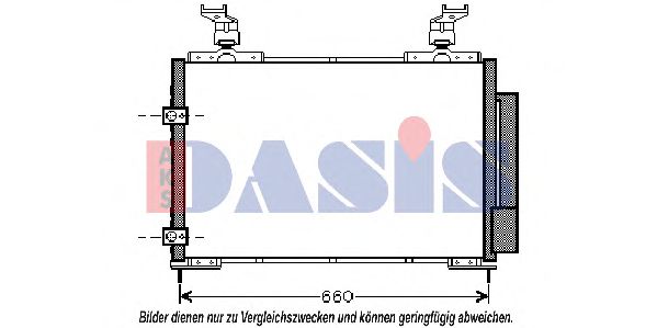 Радиатор кондиционера aksdasis 102024N