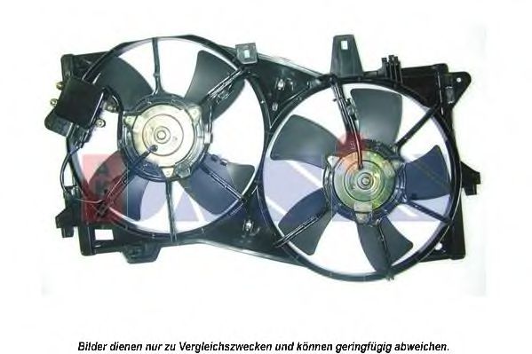 Вентилятор охлаждения двигателя MAZDA AJ5115140A
