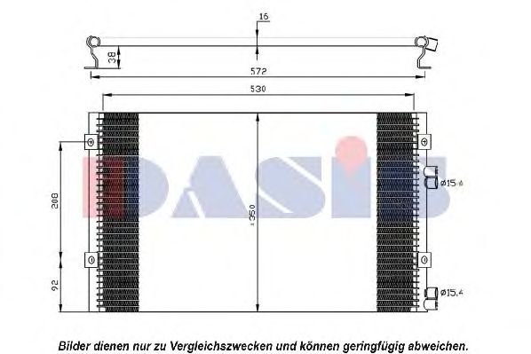 Радиатор кондиционера aksdasis 122022N