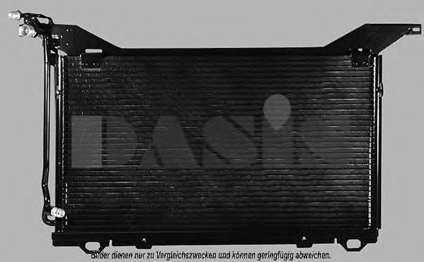 Радиатор кондиционера aksdasis 122180N