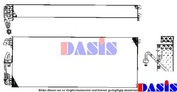 Радиатор кондиционера aksdasis 132002N