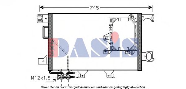 Радиатор кондиционера aksdasis 132008N