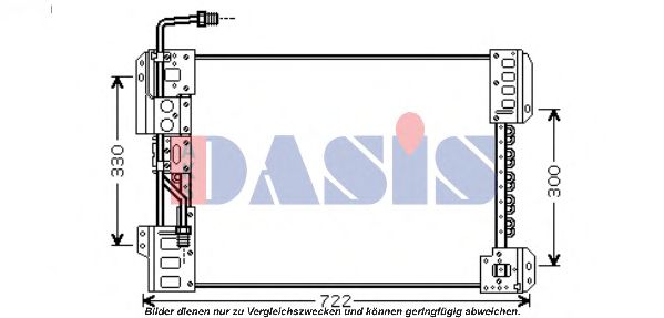 Радиатор кондиционера aksdasis 132020N