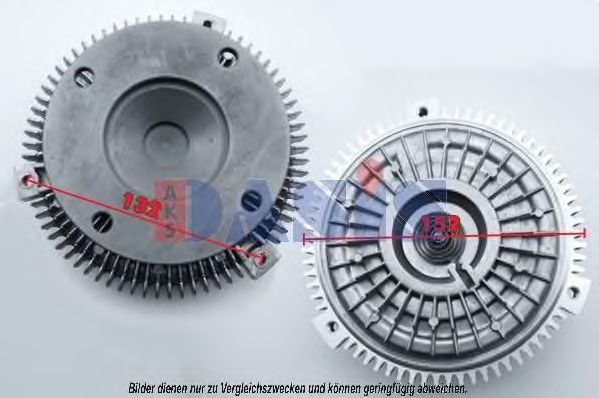 Вискомуфта вентилятора AKS DASIS 138970N