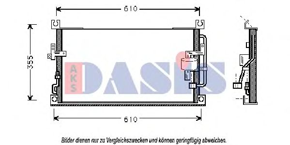 Радиатор кондиционера aksdasis 142110N