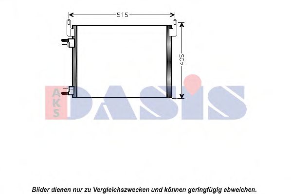 Радиатор кондиционера aksdasis 152037N