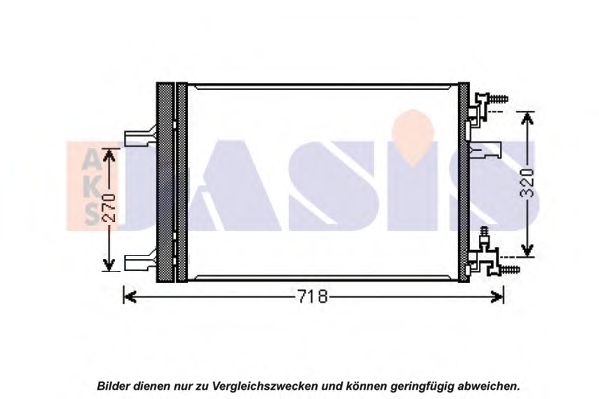 Радиатор кондиционера aksdasis 152042N