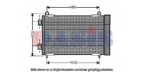 Радиатор кондиционера aksdasis 162011N