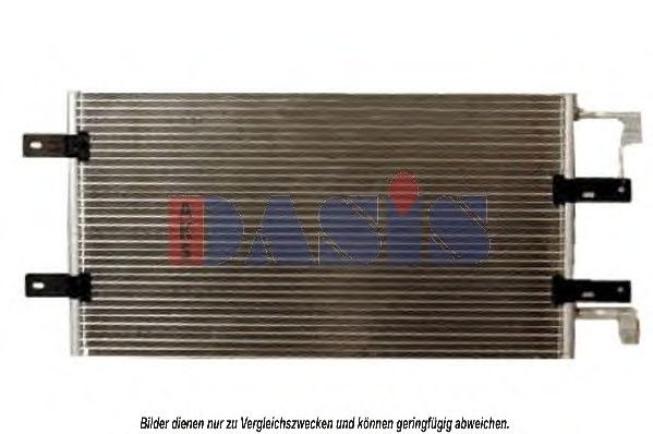 Радиатор кондиционера aksdasis 182022N