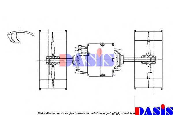 Вентилятор салона RENAULT 7701030408