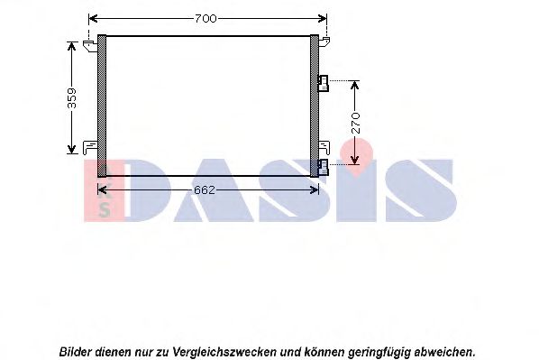 Радиатор кондиционера aksdasis 192002N