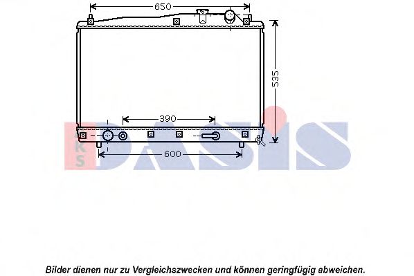 Радиатор кондиционера aksdasis 210163N