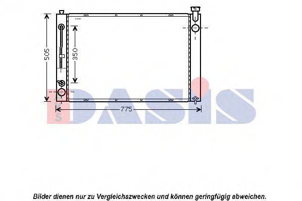 Радиатор кондиционера aksdasis 210169N