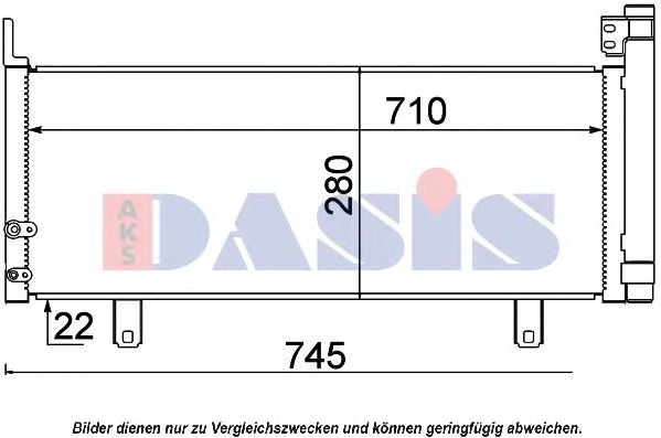 Радиатор кондиционера aksdasis 212078N