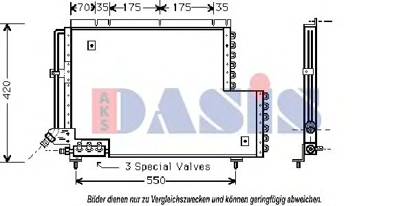 Радиатор кондиционера VOLVO 3537802 Радиатор кондиционера VOLVO 3537802