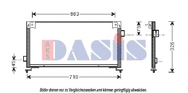 Радиатор кондиционера SUBARU 73210AC050 Радиатор кондиционера SUBARU 73210AC050