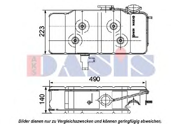 Расширительный бачок AKS DASIS 401020N