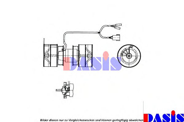 Вентилятор салона MERCEDES-BENZ A0008307508 Вентилятор салона MERCEDES-BENZ A0008307508
