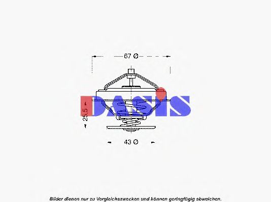 Термостат MERCEDES-BENZ A0022033775 Термостат MERCEDES-BENZ A0022033775