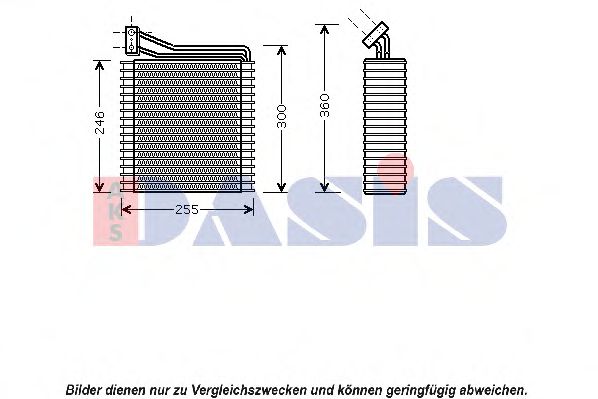 Испаритель кондиционера aksdasis 820058N