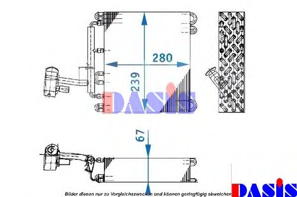 Испаритель кондиционера RENAULT 7701038550