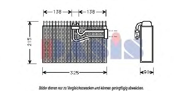 Испаритель кондиционера VAG 4D0820103