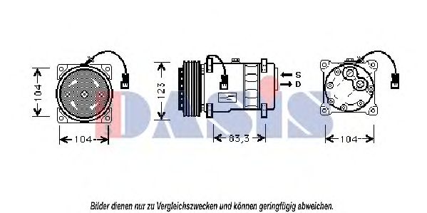 Компрессор кондиционера CITROEN/PEUGEOT 6453P5 Компрессор кондиционера CITROEN/PEUGEOT 6453P5
