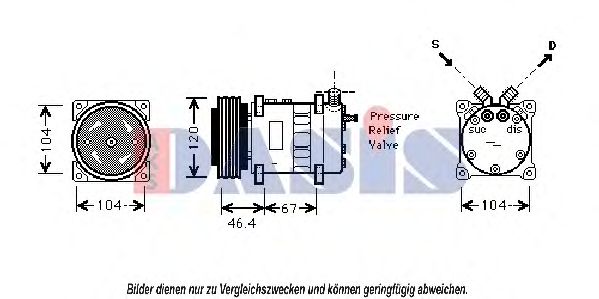 Компрессор кондиционера CITROEN/PEUGEOT 6453H8 Компрессор кондиционера CITROEN/PEUGEOT 6453H8