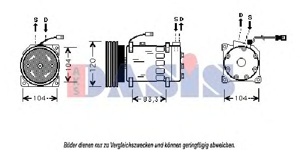 Компрессор кондиционера CITROEN/PEUGEOT 6453Z4 Компрессор кондиционера CITROEN/PEUGEOT 6453Z4