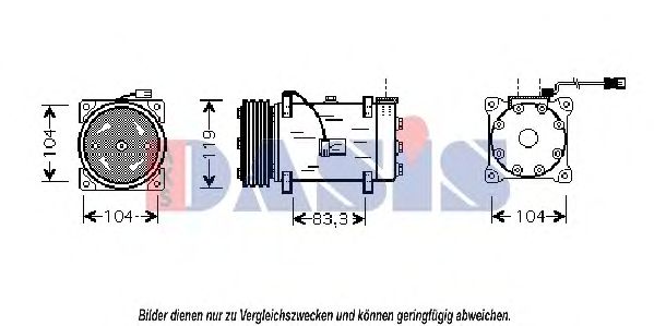 Компрессор кондиционера CITROEN/PEUGEOT 6453EH Компрессор кондиционера CITROEN/PEUGEOT 6453EH