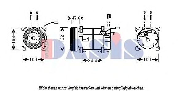Компрессор кондиционера VOLVO 8601550 Компрессор кондиционера VOLVO 8601550