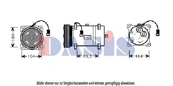 Компрессор кондиционера CITROEN/PEUGEOT 6453L5 Компрессор кондиционера CITROEN/PEUGEOT 6453L5
