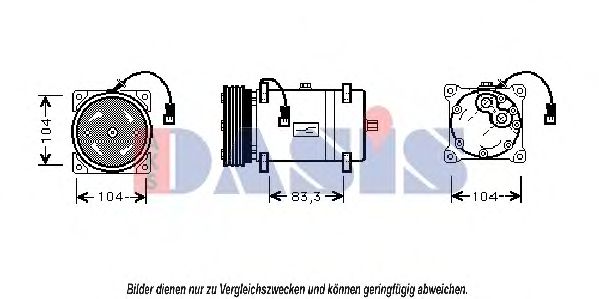 Компрессор кондиционера CITROEN/PEUGEOT 6453Q2 Компрессор кондиционера CITROEN/PEUGEOT 6453Q2
