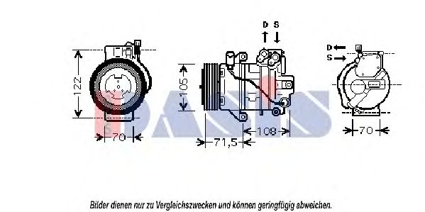 Компрессор кондиционера MERCEDES-BENZ A4542300111 Компрессор кондиционера MERCEDES-BENZ A4542300111