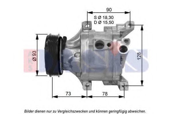 Компрессор кондиционера MAZDA F15161450A