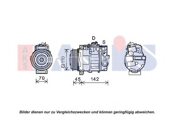 Компрессор кондиционера MERCEDES-BENZ A0022306211