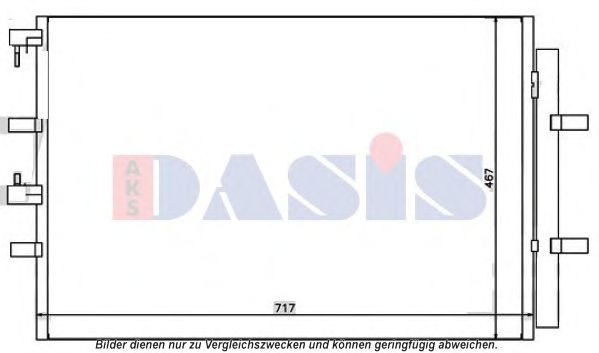Радиатор кондиционера aksdasis 092063N
