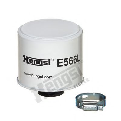 Воздушный фильтр; Воздушный фильтр, компрессор - подсос воздуха HENGST E566L
