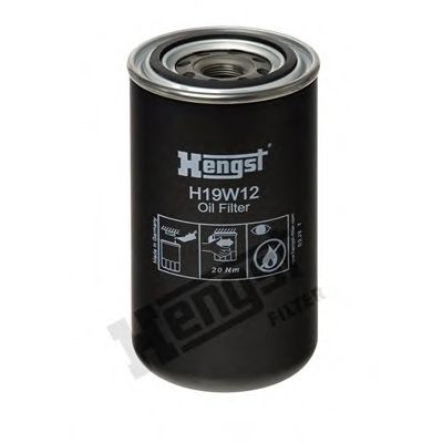 Масляный фильтр HENGST H19W12