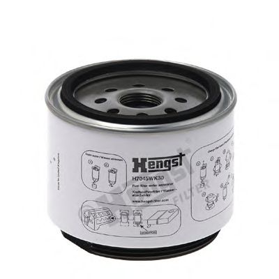Топливный фильтр HENGST H7045WK30