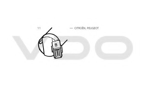 Насос омывателя VDO X10-729-002-007