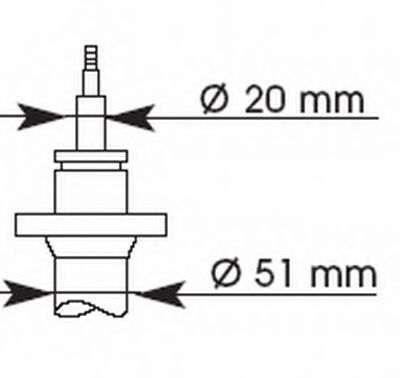 Амортизатор Kayaba 374008