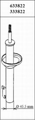 Амортизатор Kayaba 333822 Амортизатор Kayaba 333822