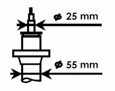 Амортизатор Kayaba 325700